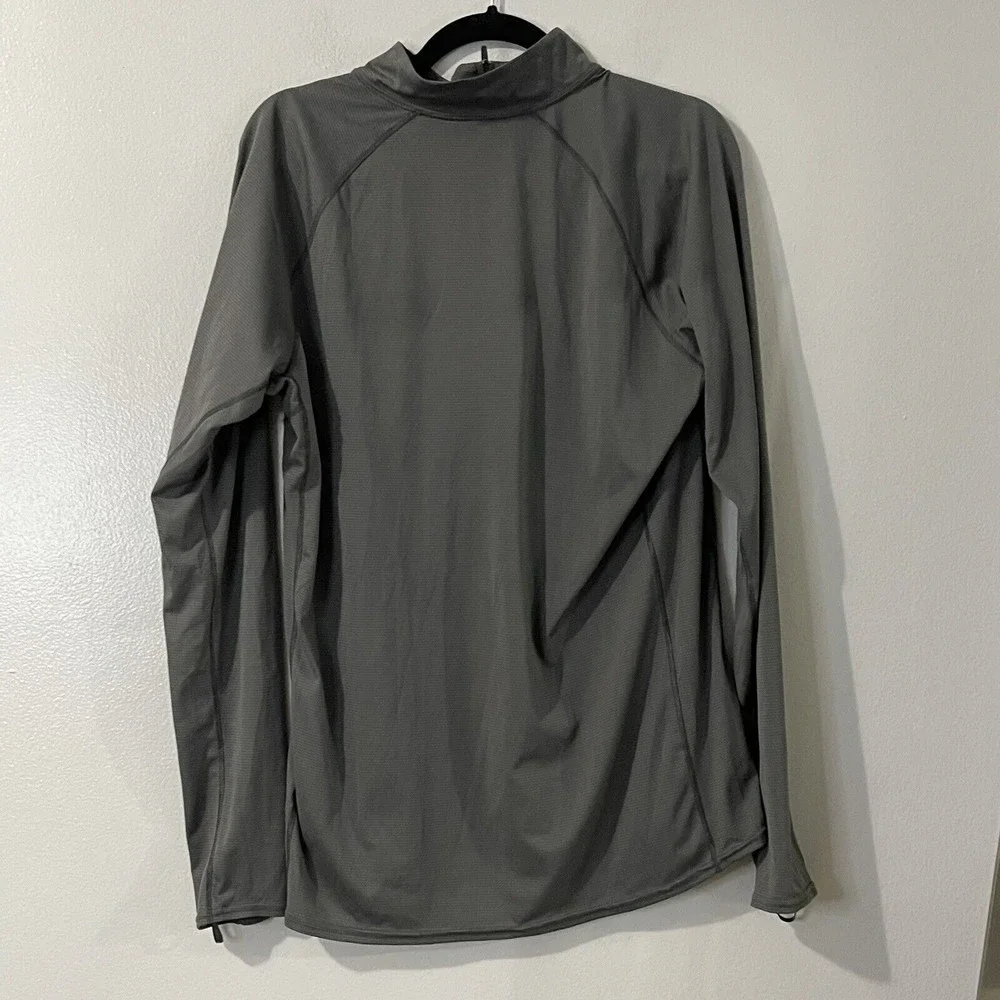 PATAGONIA Pullover Women’s Large Gray Capilene Base Layer Zip Outdoors Nature - Picture 4 of 6